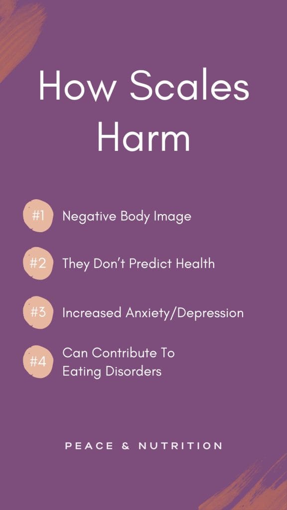 Infographic on how scales harm